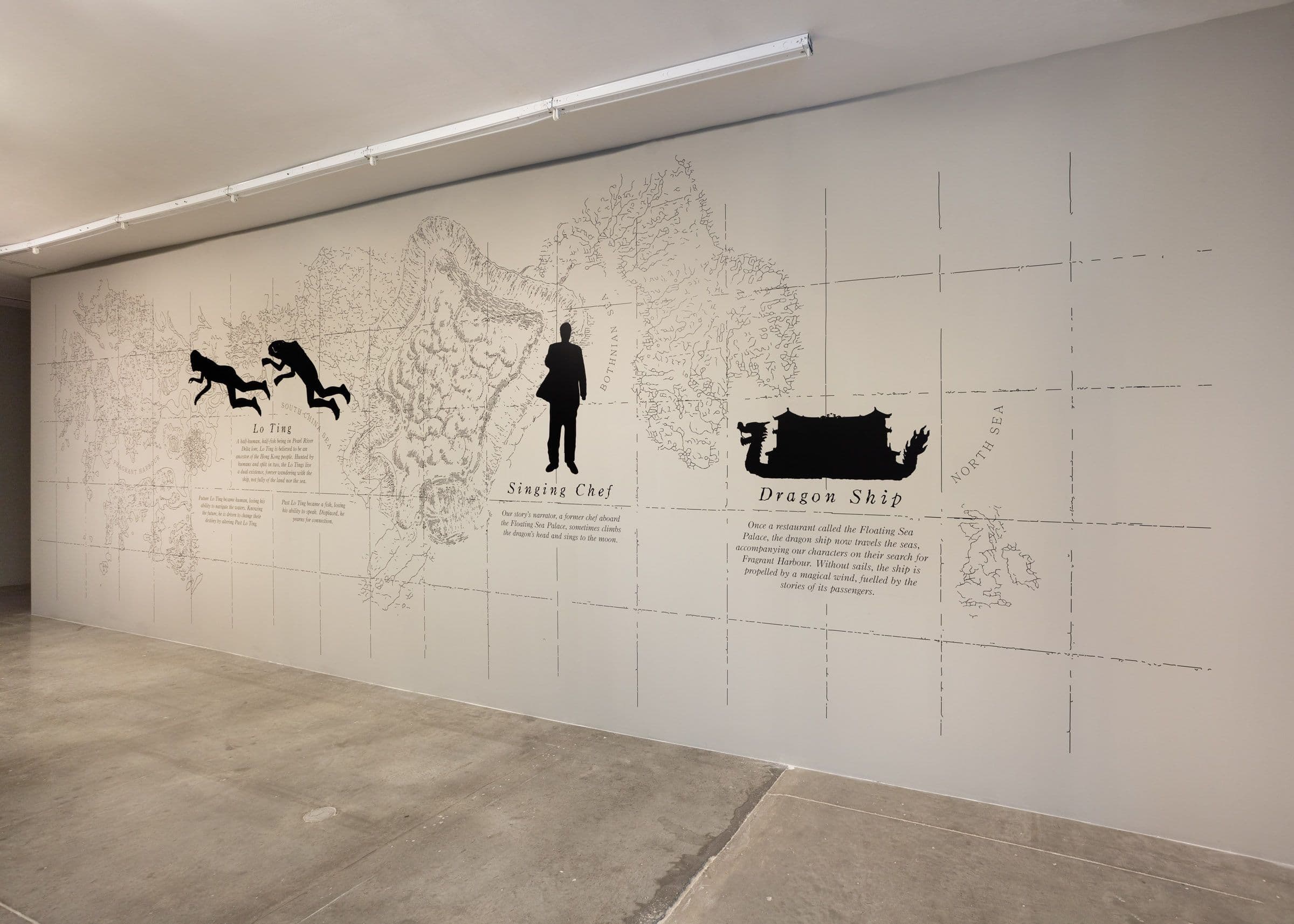 Lap-See Lam, Floating Sea Palace, 2024. Organized and developed in partnership with The Vega Foundation. Installation view: The Power Plant, Toronto, 2024. Photo: LF Documentation.