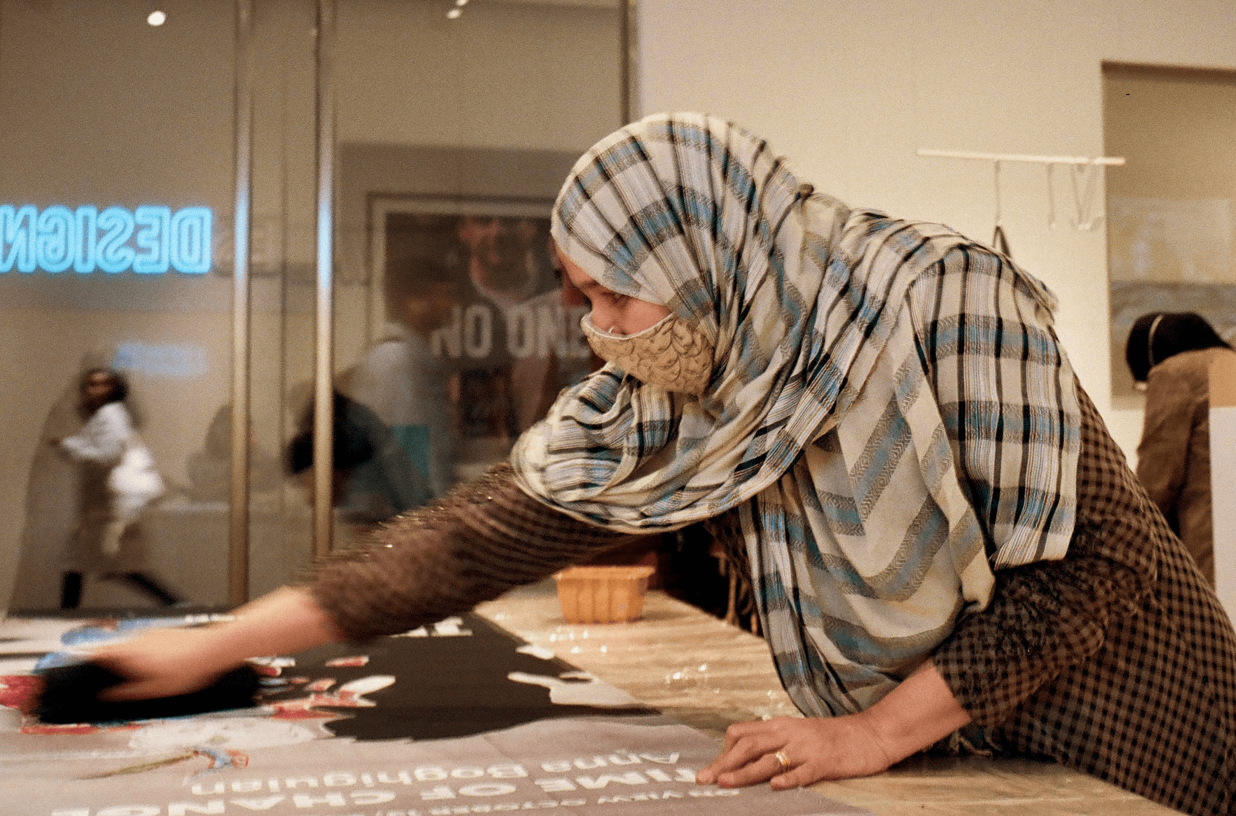 Member of Regent Park Sewing Studio at the DESIGNwith lab.