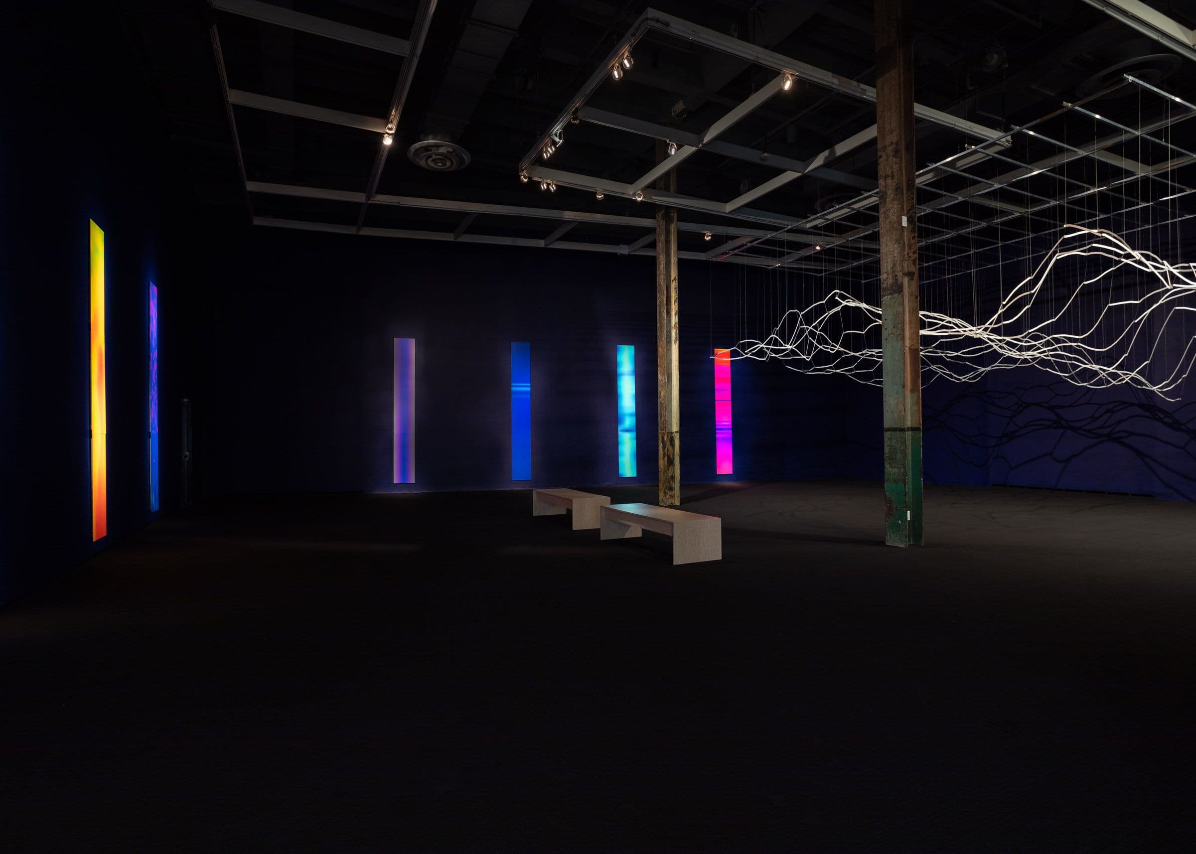 Charles Campbell, How many colours has the sea, 2024. Co-commissioned by the Toronto Biennial of Art and the National Gallery of Canada. Installation view: The Power Plant, Toronto, 2024. Photo: LF Documentation.