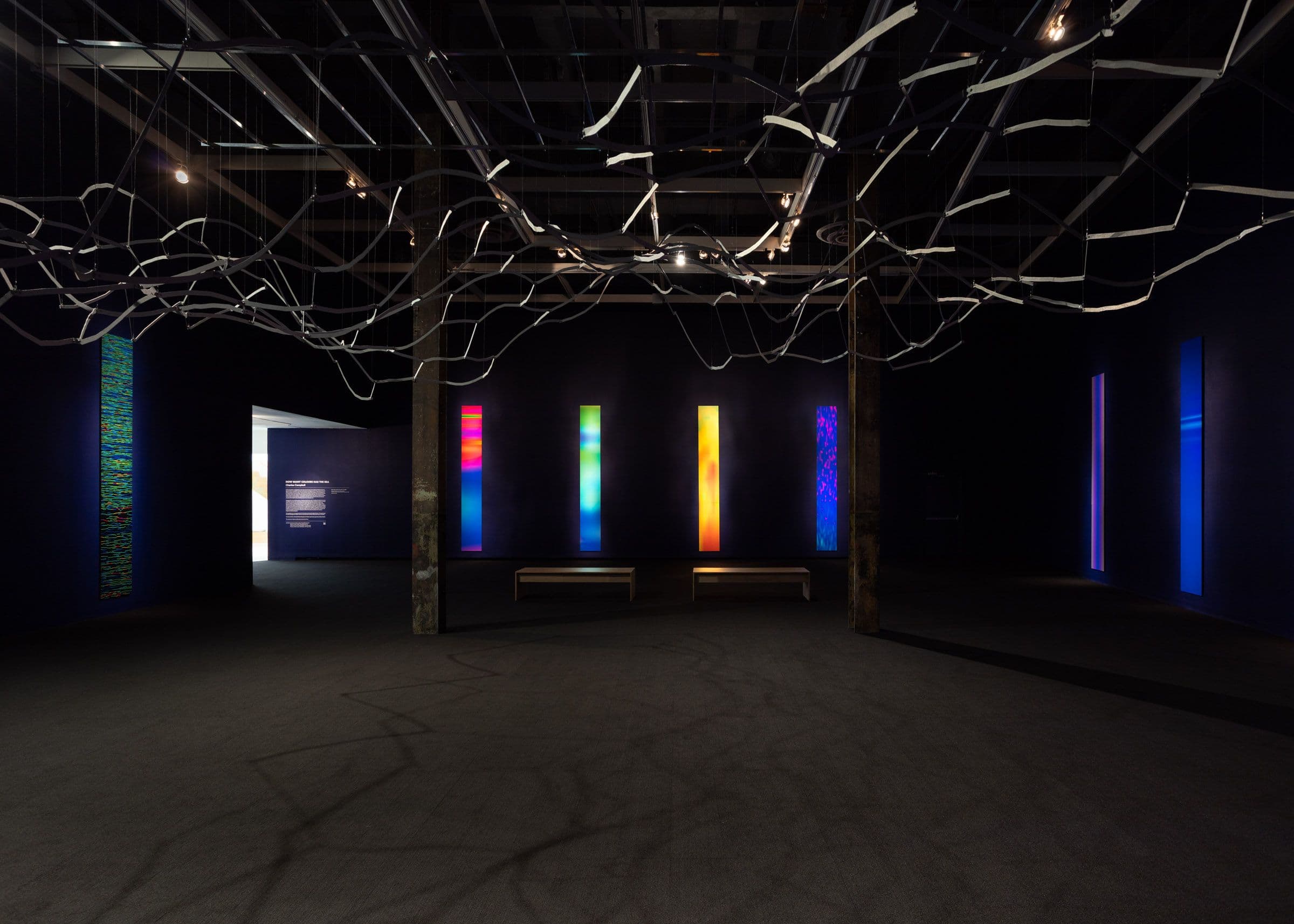 Charles Campbell, How many colours has the sea, 2024. Co-commissioned by the Toronto Biennial of Art and the National Gallery of Canada. Installation view: The Power Plant, Toronto, 2024. Photo: LF Documentation.