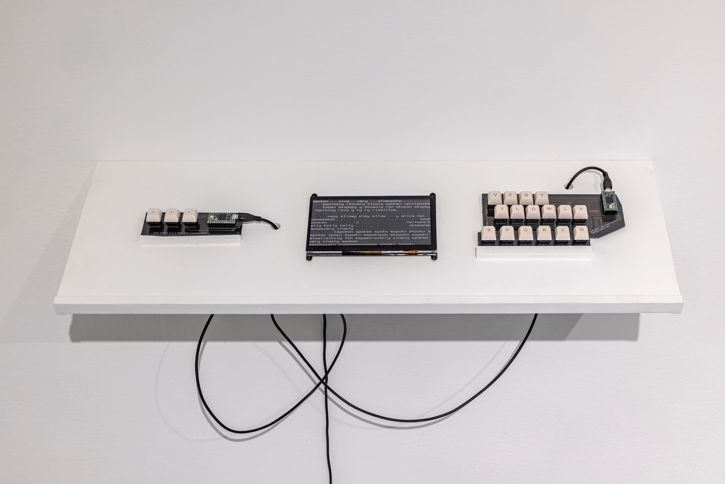 in parallel with works by Matt Nish-Lapidus. Installation view: The Power Plant, Toronto, 2023. Photo: Toni Hafkenscheid.