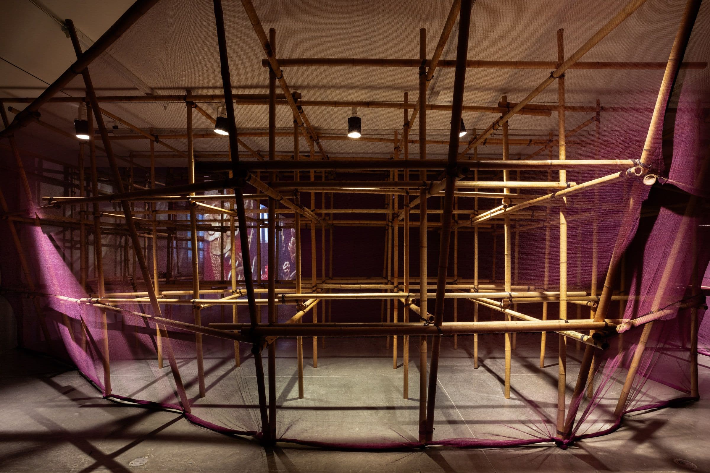 Lap-See Lam, Floating Sea Palace, 2024. Organized and developed in partnership with The Vega Foundation. Installation view: The Power Plant, Toronto, 2024. Photo: LF Documentation.