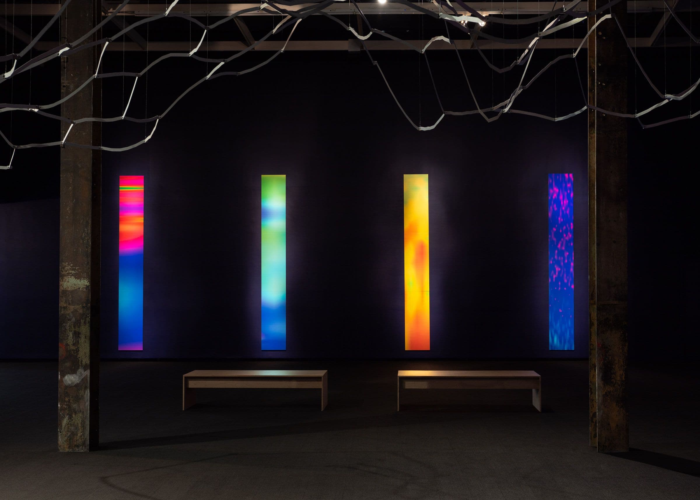Charles Campbell, How many colours has the sea, 2024. Co-commissioned by the Toronto Biennial of Art and the National Gallery of Canada. Installation view: The Power Plant, Toronto, 2024. Photo: LF Documentation.