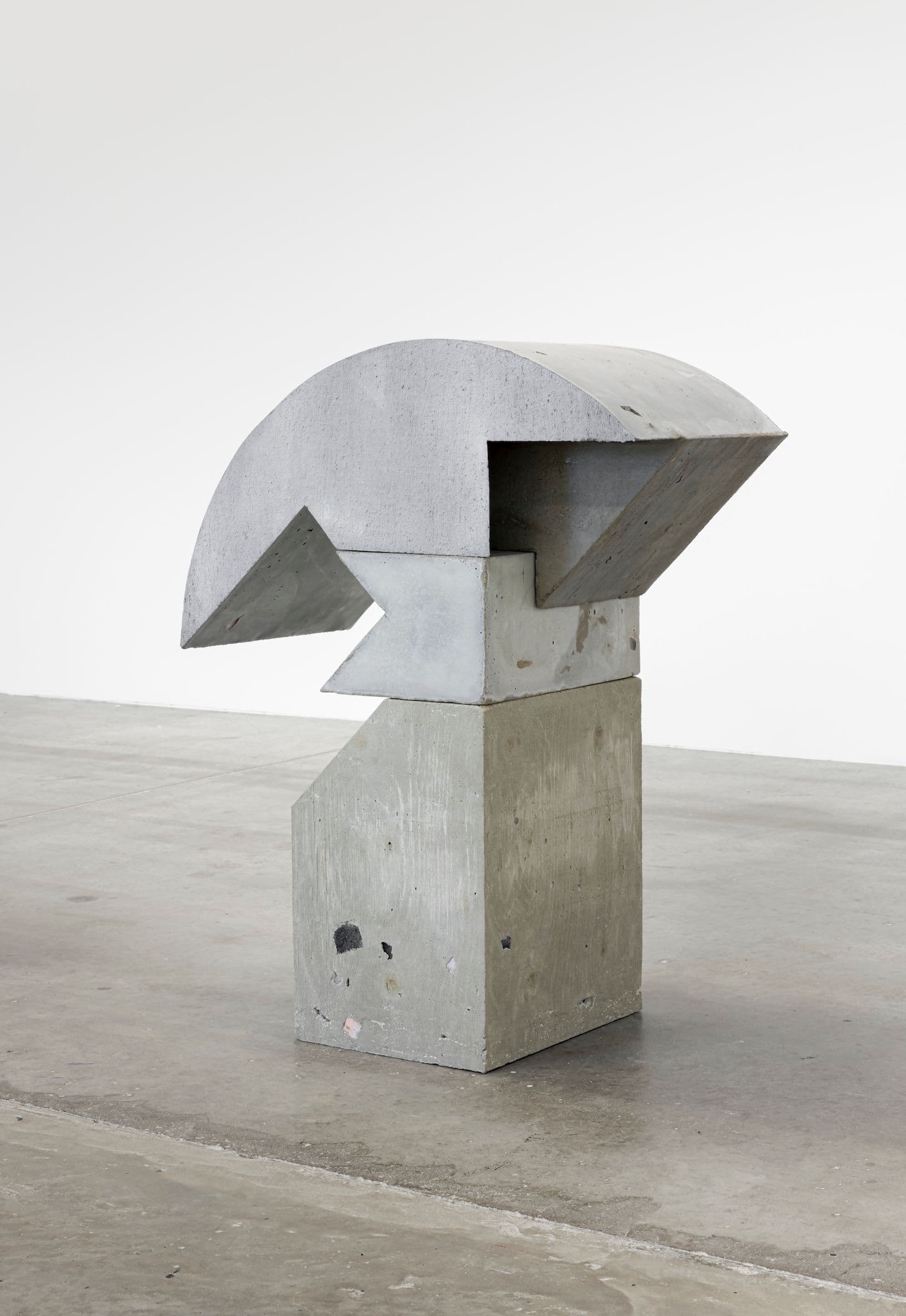 Jen Aitken, Balopine, 2015. Concrete and foam. Collection Art Gallery of Ontario, Toronto, Anonymous Gift, 2023. Installation view: The Same Thing Looks Different, The Power Plant, Toronto, 2023. Photo: Toni Hafkenscheid.