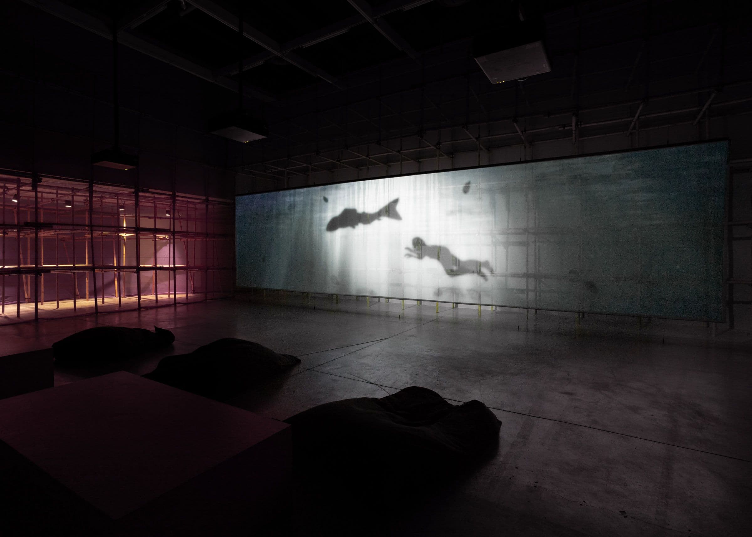 Lap-See Lam, Floating Sea Palace, 2024. Organized and developed in partnership with The Vega Foundation. Installation view: The Power Plant, Toronto, 2024. Photo: LF Documentation.