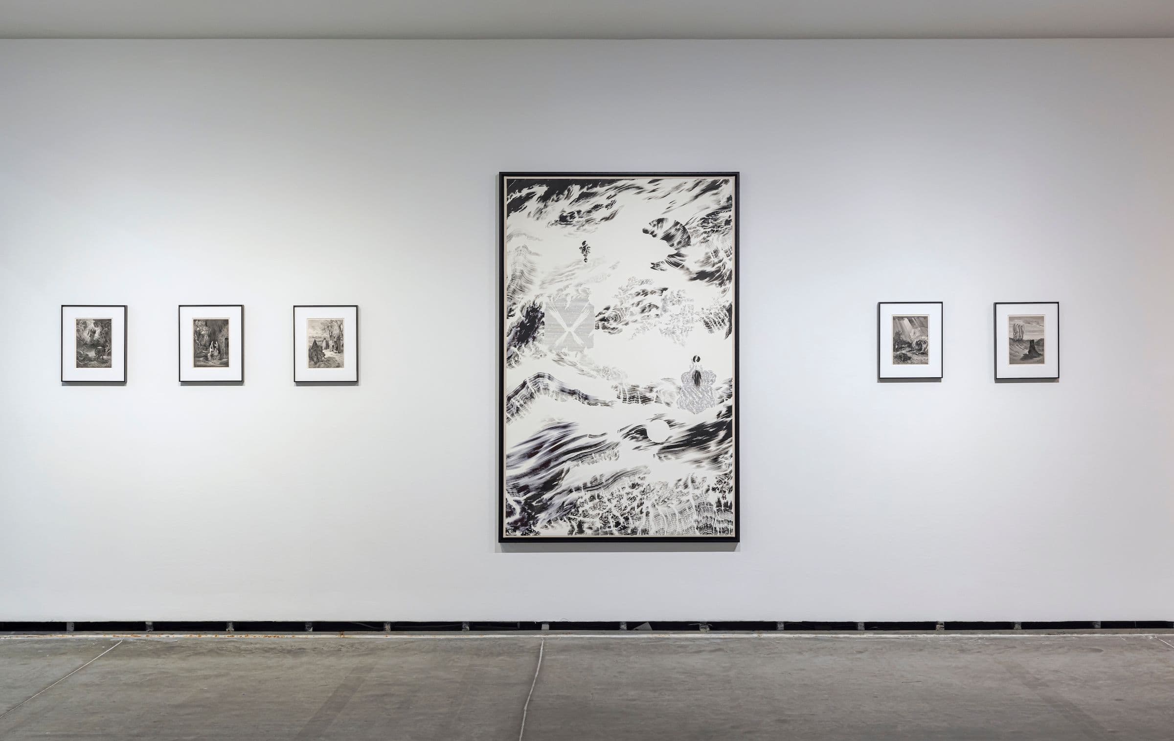 Abdelkader Benchamma, Solastalgia: Archaeologies of Loss. Installation view: The Power Plant Contemporary Art Gallery, Toronto, 2023. Photo: Toni Hafkenscheid.