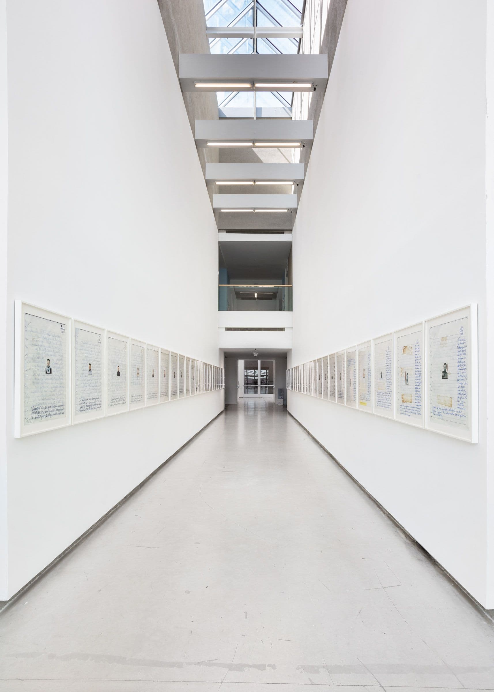 June Clark, 44 Thursdays in Paris, 2004. Machine photographs, archival paper. Courtesy the artist and Daniel Faria Gallery. Installation view: Witness, The Power Plant Contemporary Art Gallery, Toronto, 2024. Photo: LF Documentation.