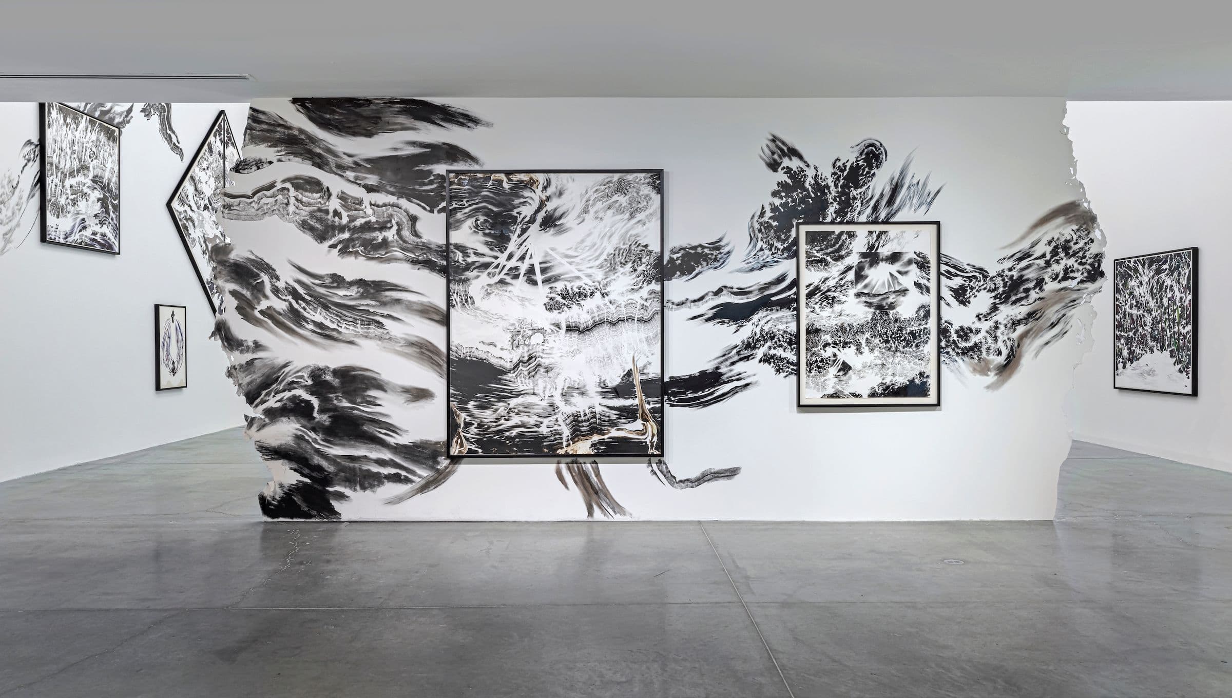 Abdelkader Benchamma, Solastalgia: Archaeologies of Loss. Installation view: The Power Plant Contemporary Art Gallery, Toronto, 2023. Photo: Toni Hafkenscheid.