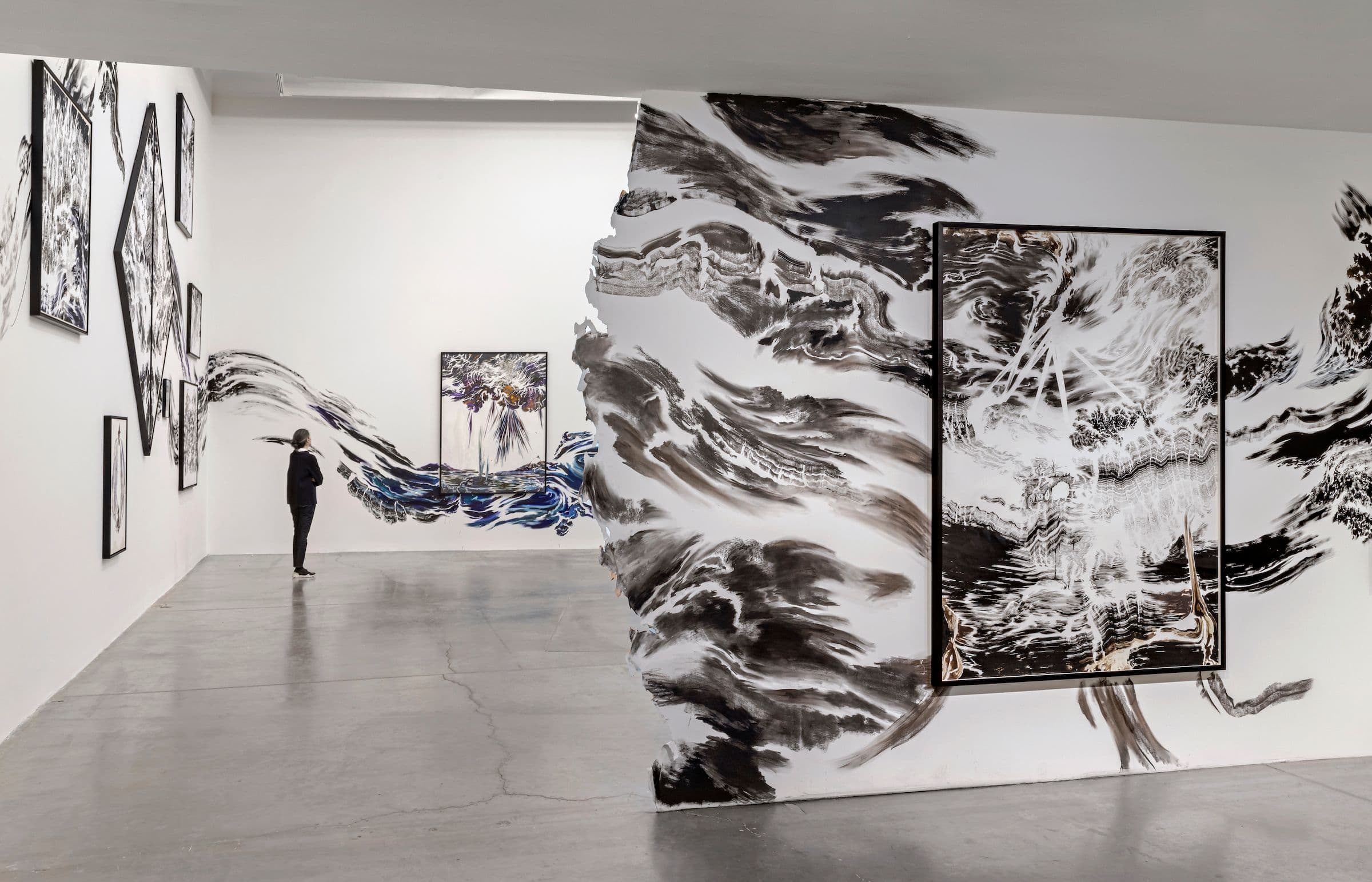 Abdelkader Benchamma, Solastalgia: Archaeologies of Loss. Installation view: The Power Plant Contemporary Art Gallery, Toronto, 2023. Photo: Toni Hafkenscheid.