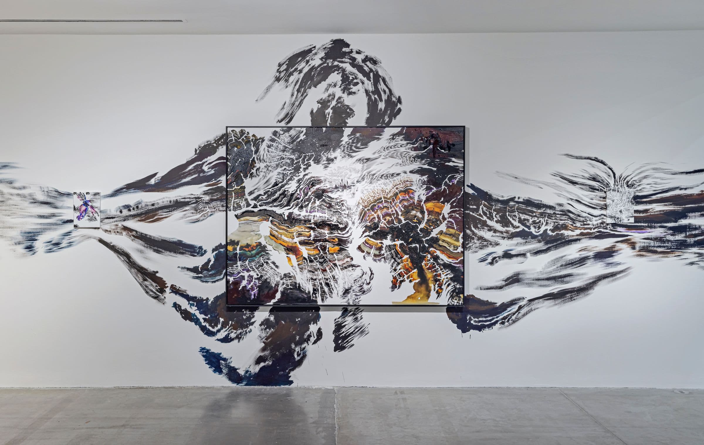 Abdelkader Benchamma, Solastalgia: Archaeologies of Loss. Installation view: The Power Plant Contemporary Art Gallery, Toronto, 2023. Photo: Toni Hafkenscheid.