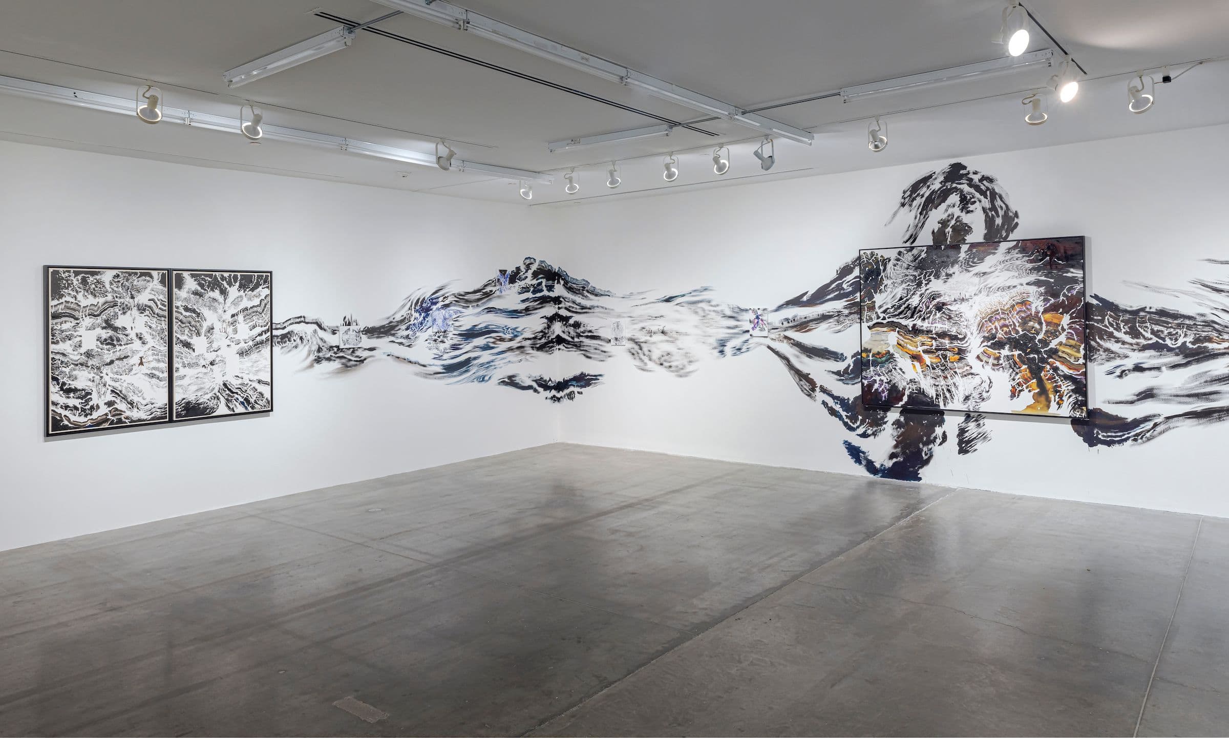 Abdelkader Benchamma, Solastalgia: Archaeologies of Loss. Installation view: The Power Plant Contemporary Art Gallery, Toronto, 2023. Photo: Toni Hafkenscheid.