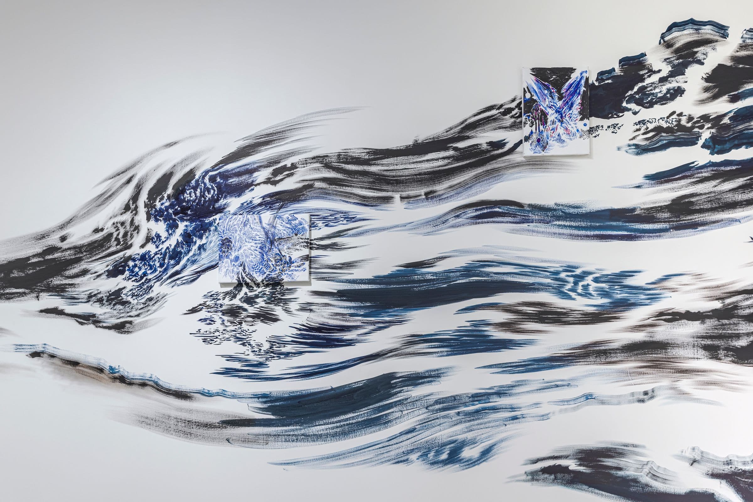 Abdelkader Benchamma, Solastalgia: Archaeologies of Loss. Installation view: The Power Plant Contemporary Art Gallery, Toronto, 2023. Photo: Toni Hafkenscheid.