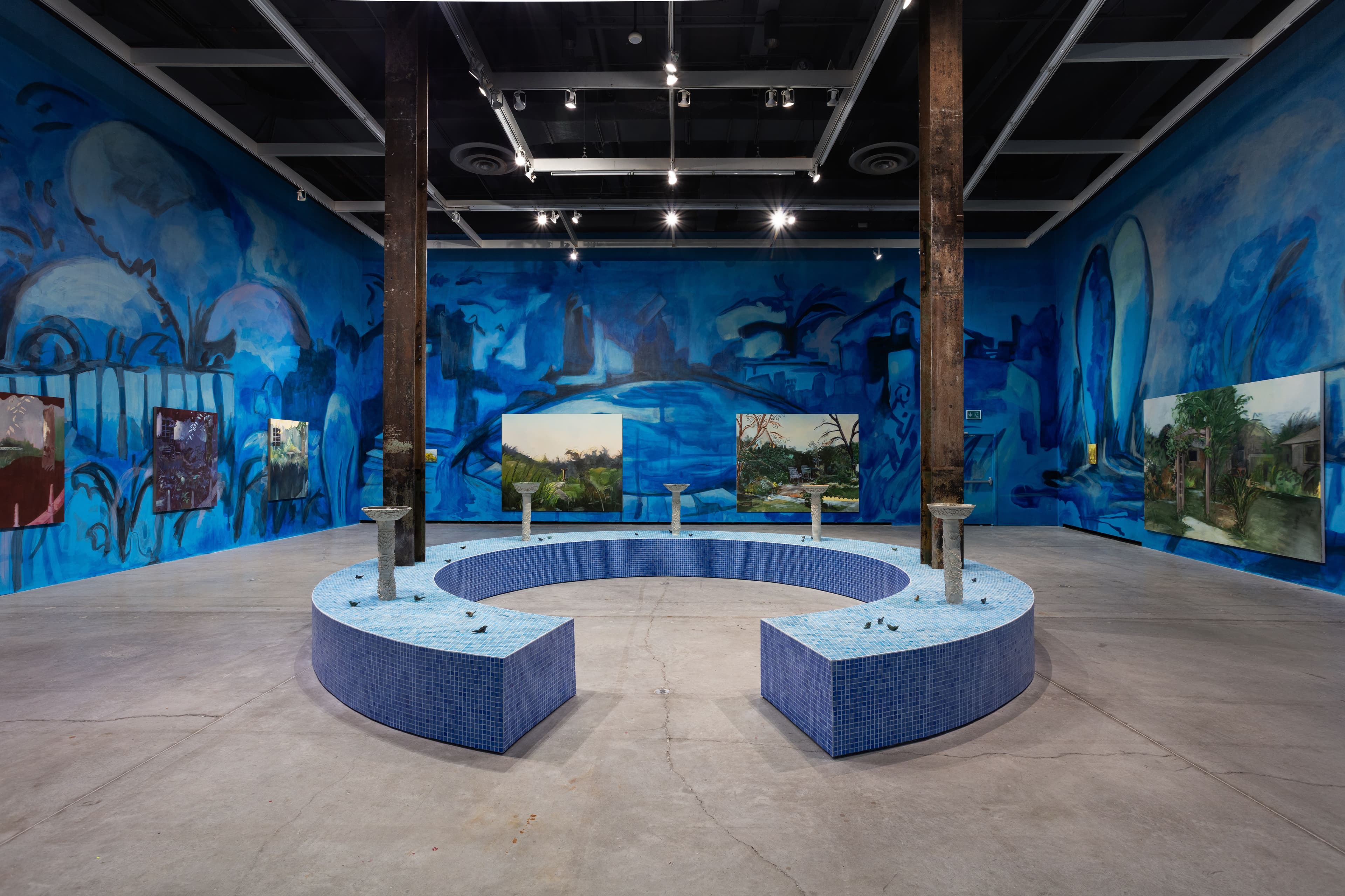 Emmanuel Osahor, To dream of other places, 2025. Installation view: The Power Plant, Toronto, 2025. Photo: LF Documentation.