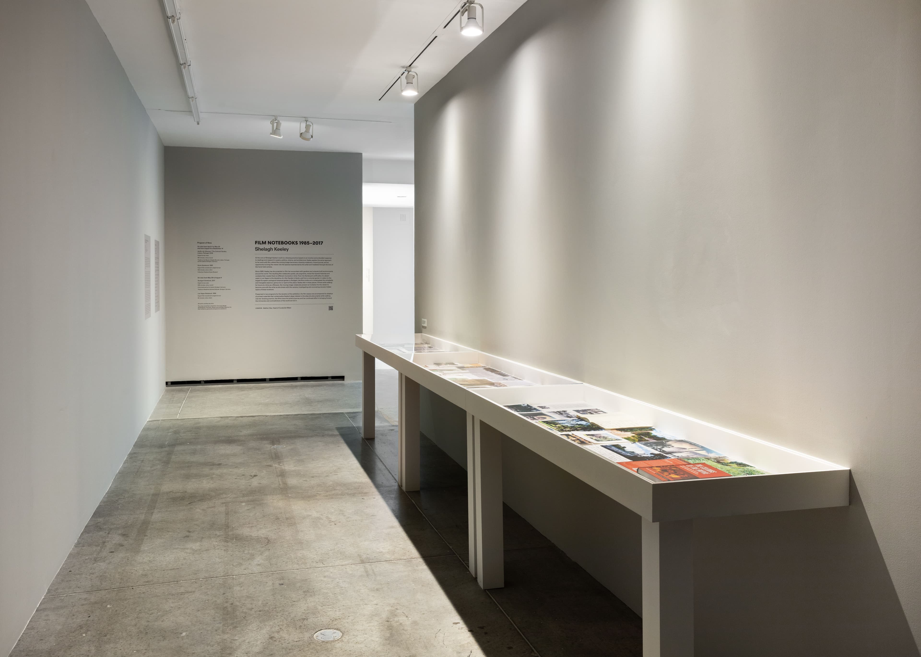 Shelagh Keeley, Film Notebooks 1985-2017, 2025. Installation view: The Power Plant, Toronto, 2025. Photo: LF Documentation.
