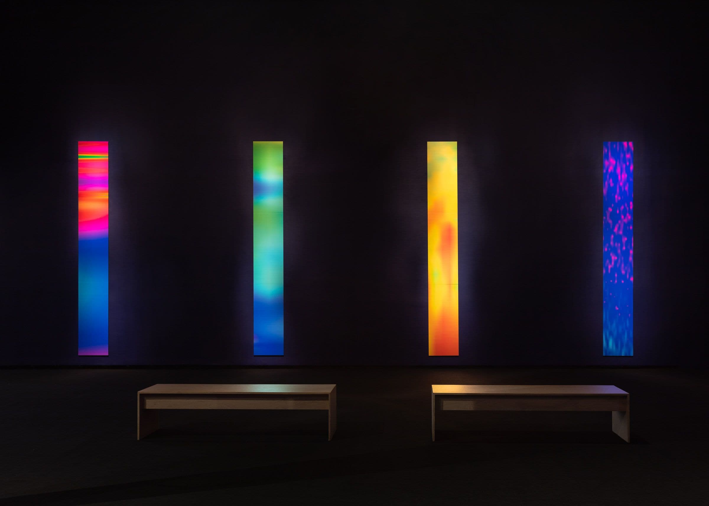 Charles Campbell, How many colours has the sea, 2024. Co-commissioned by the Toronto Biennial of Art and the National Gallery of Canada. Installation view: The Power Plant, Toronto, 2024. Photo: LF Documentation.