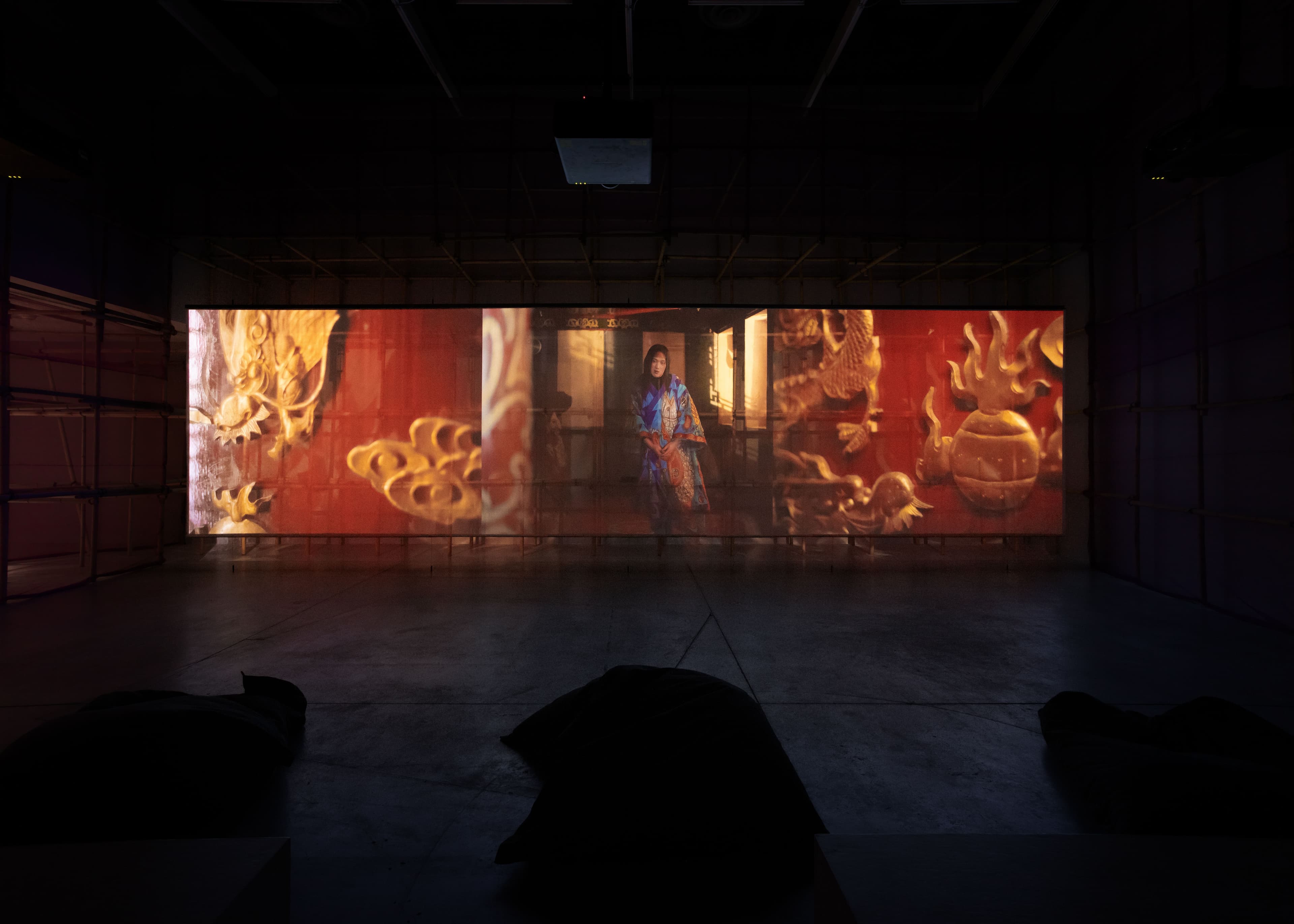 Lap-See Lam, Floating Sea Palace, 2024. Organized and developed in partnership with The Vega Foundation. Installation view: The Power Plant, Toronto, 2024. Photo: LF Documentation.