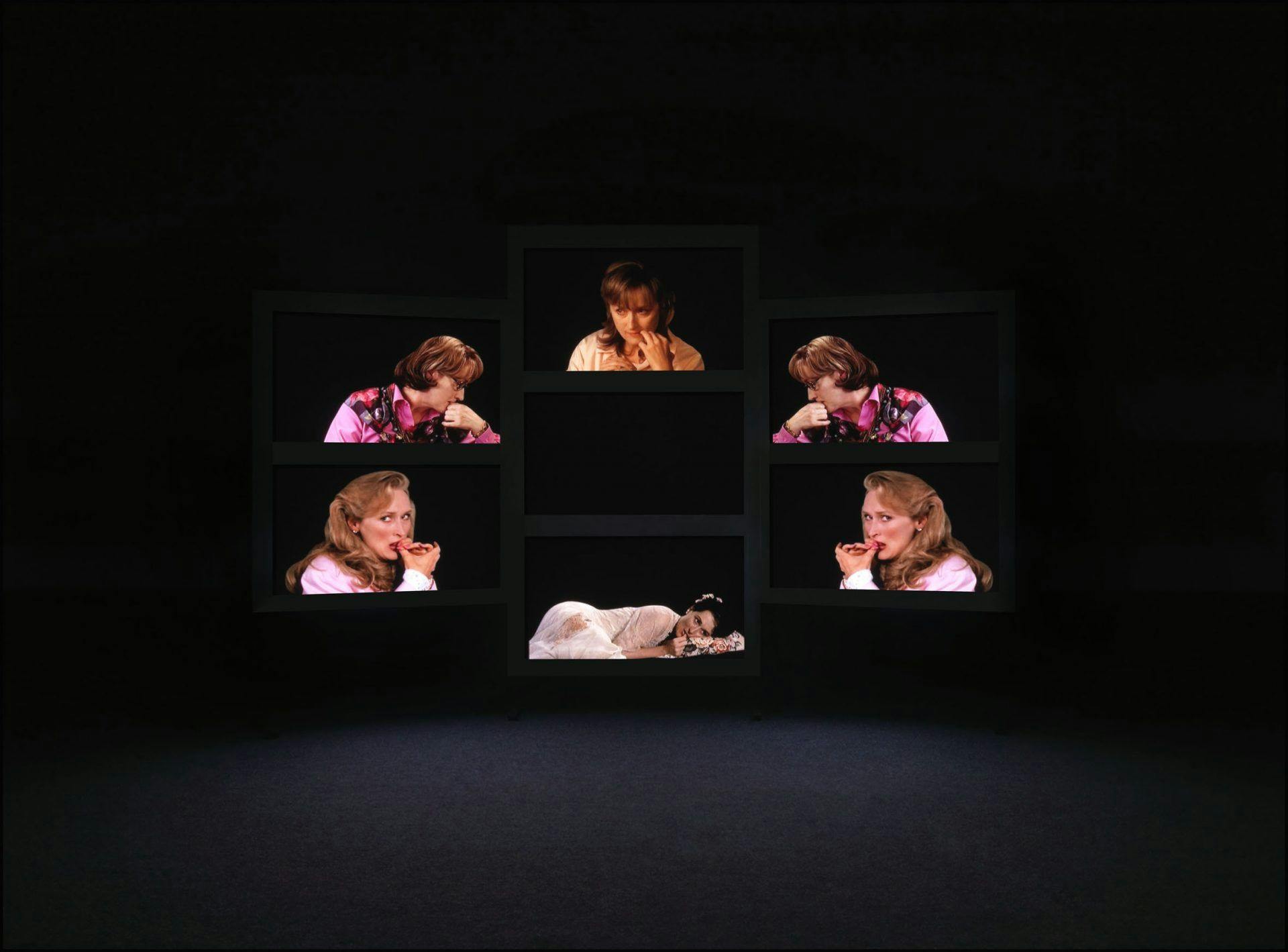 Candice Breitz, Still from Her, 2008. 7-channel video and sound installation, 23:56 min. Courtesy the artist and Temporäre Kunsthalle, Berlin.